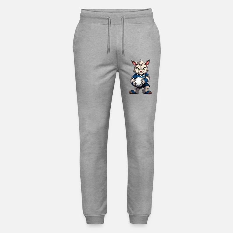 Rugby Cat - Stanley/Stella Unisex Bio Jogginghose Mover  - Grau meliert