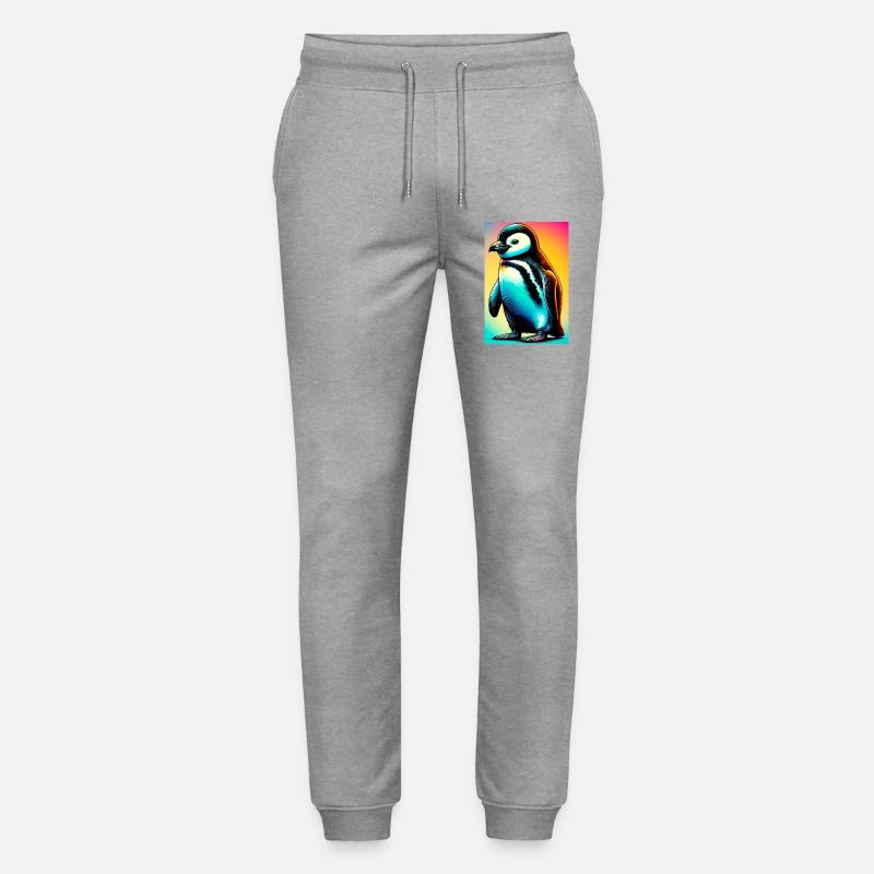 Pinguin - Stanley/Stella Unisex Bio Jogginghose Mover  - Grau meliert