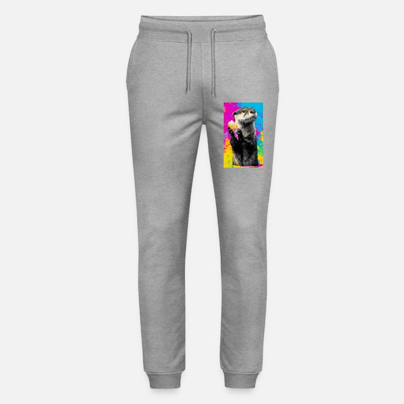 Otter - Stanley/Stella Unisex Bio Jogginghose Mover  - Grau meliert