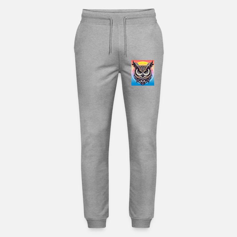 hibou - Pantalon de jogging bio MOVER Stanley/Stella unisexe - gris chiné