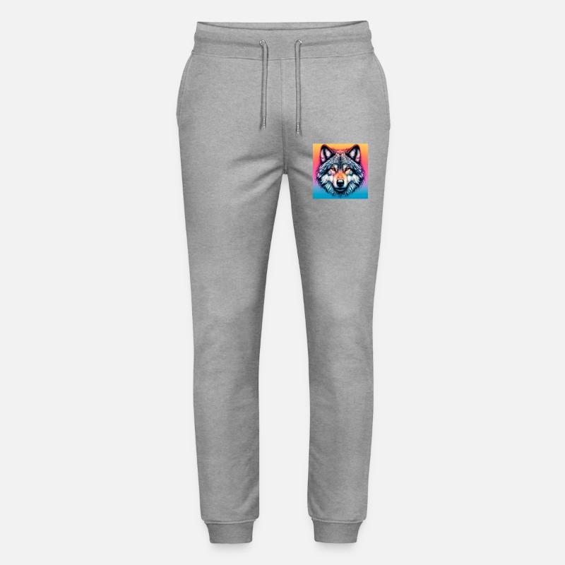 Wolf - Stanley/Stella Unisex Bio Jogginghose Mover  - Grau meliert