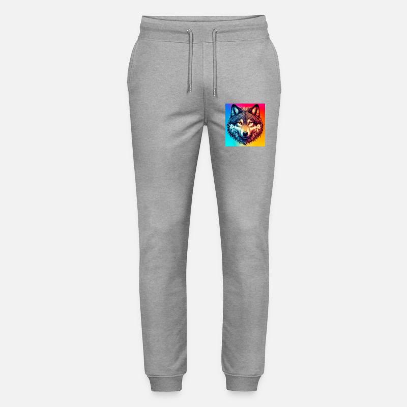 Wolf - Stanley/Stella Unisex Bio Jogginghose Mover  - Grau meliert