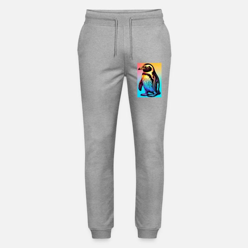 Pinguin - Stanley/Stella Unisex Bio Jogginghose Mover  - Grau meliert