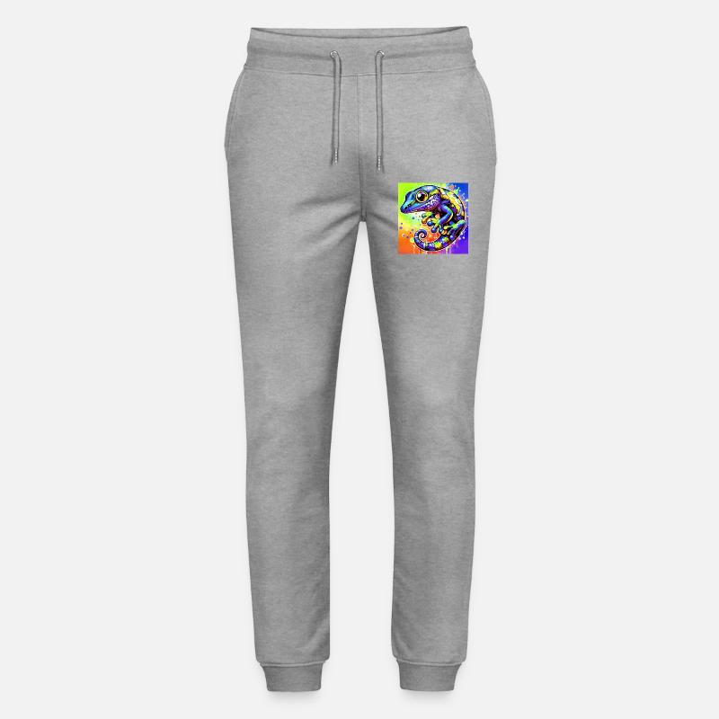 Gecko - Stanley/Stella Unisex Bio Jogginghose Mover  - Grau meliert