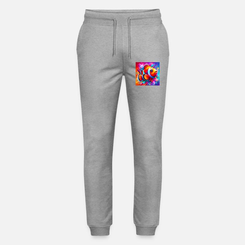Clownfisch - Stanley/Stella Unisex Bio Jogginghose Mover  - Grau meliert