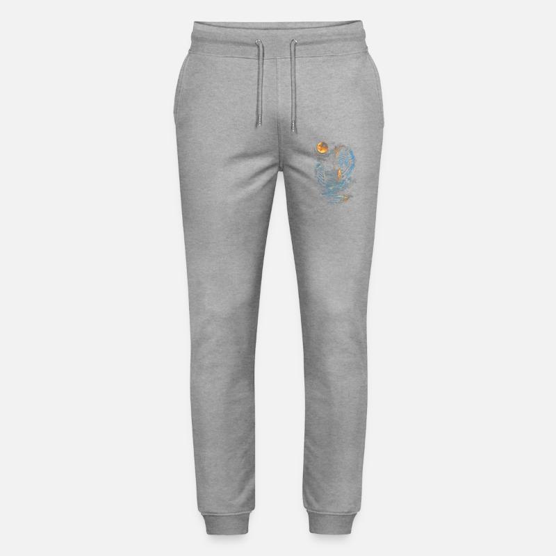 Zebra - Stanley/Stella Unisex Bio Jogginghose Mover  - Grau meliert
