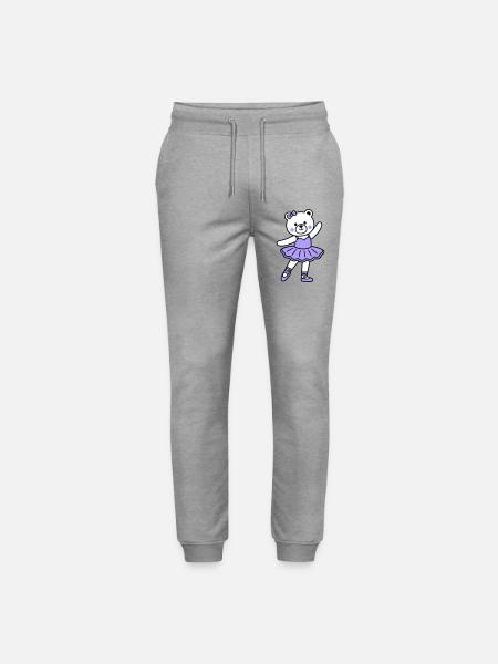 Bear ballet - Stanley/Stella Mover Unisex Organic Jogging Trousers - heather grey