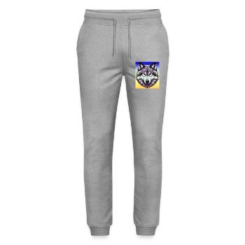 Wolf - Stanley/Stella Unisex Bio Jogginghose Mover  - Grau meliert - Vorne - Marisol (170cm) & Nik (191cm)