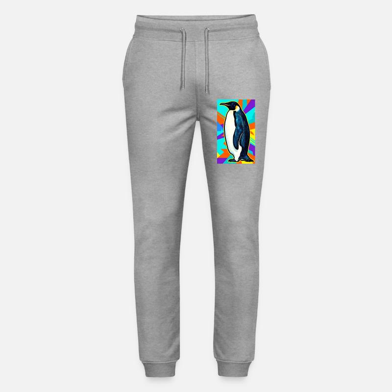 Pinguin - Stanley/Stella Unisex Bio Jogginghose Mover  - Grau meliert