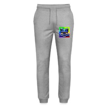Frosch - Stanley/Stella Unisex Bio Jogginghose Mover  - Grau meliert - Vorne - Marisol (170cm) & Nik (191cm)