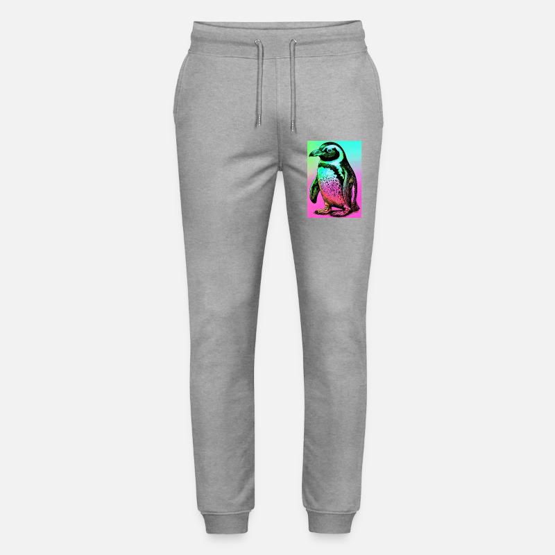 Pinguin - Stanley/Stella Unisex Bio Jogginghose Mover  - Grau meliert