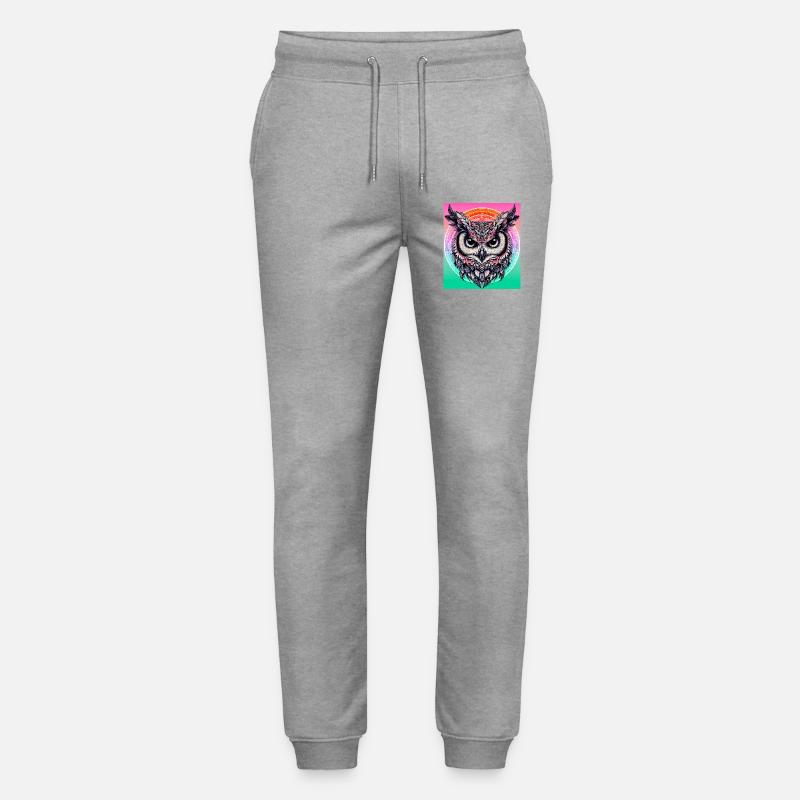 hibou - Pantalon de jogging bio MOVER Stanley/Stella unisexe - gris chiné