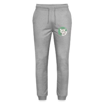 Chat - Pantalon de jogging bio MOVER Stanley/Stella unisexe - gris chiné - Devant - Marisol (170cm) & Nik (191cm)