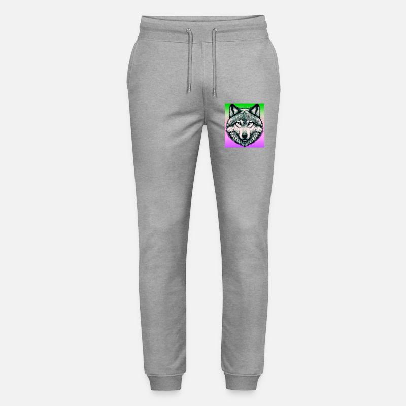 Wolf - Stanley/Stella Unisex Bio Jogginghose Mover  - Grau meliert