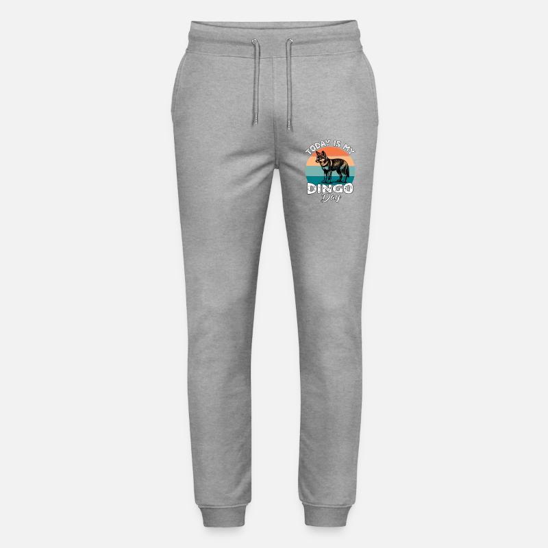 Australischer Wildhund Dingo - Stanley/Stella Unisex Bio Jogginghose Mover  - Grau meliert