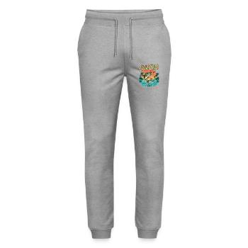 Cast Club Miami - Stanley/Stella Mover Unisex Organic Jogging Trousers - heather grey - Front - Marisol (170cm) & Nik (191cm)