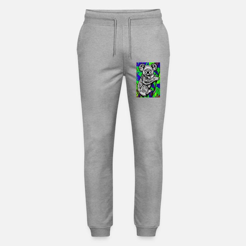 Koala - Stanley/Stella Unisex Bio Jogginghose Mover  - Grau meliert