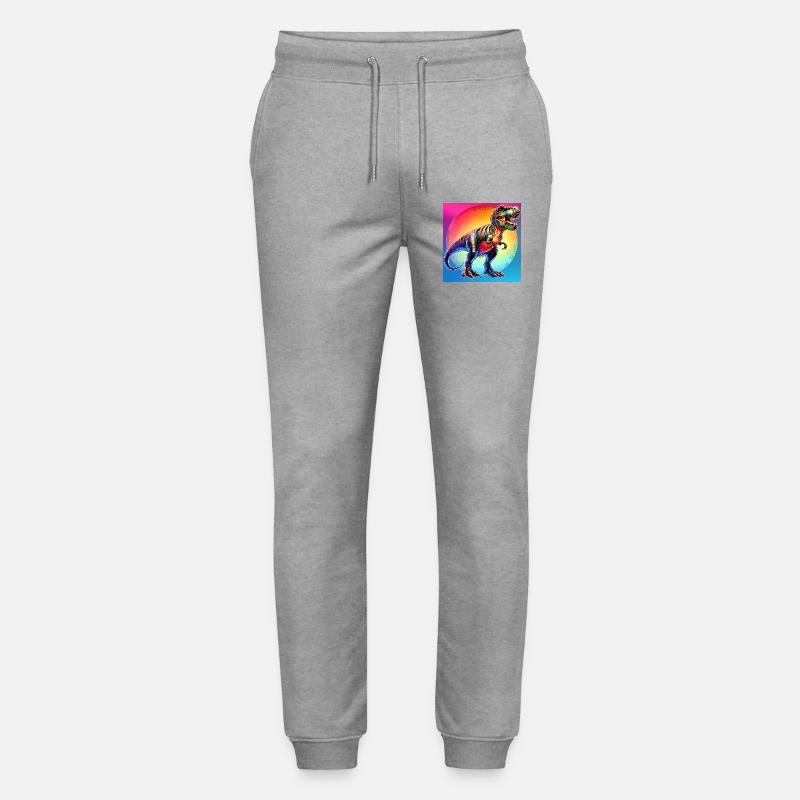 dinosaure - Pantalon de jogging bio MOVER Stanley/Stella unisexe - gris chiné