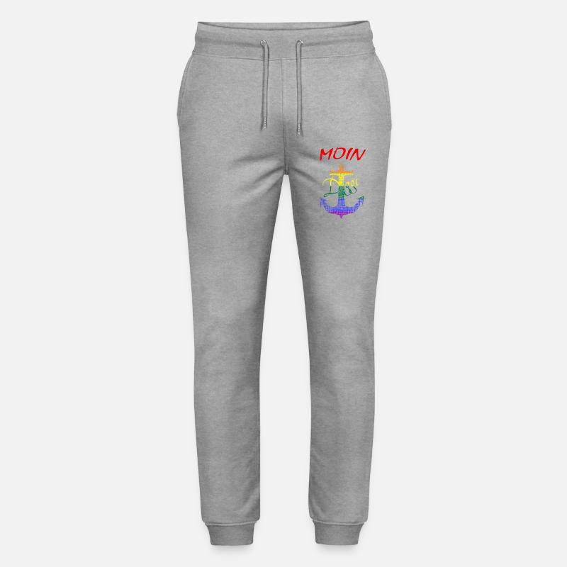 Moin Regenbogenanker - Stanley/Stella Unisex Bio Jogginghose Mover  - Grau meliert