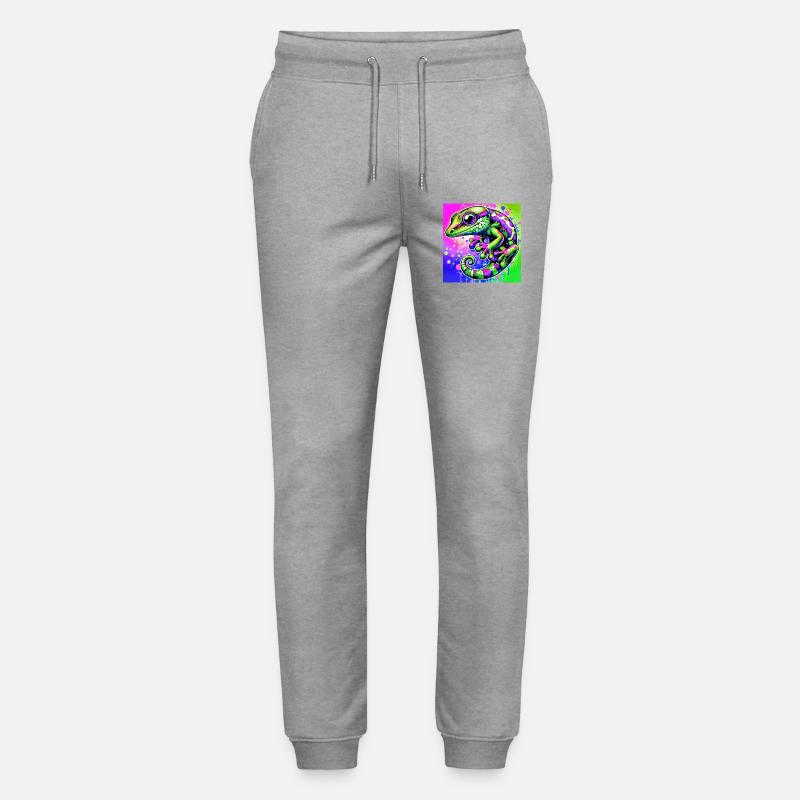 Gecko - Stanley/Stella Unisex Bio Jogginghose Mover  - Grau meliert