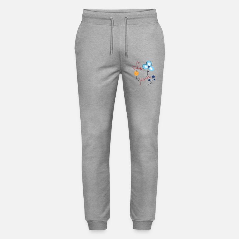 Danke Mama  - Stanley/Stella Unisex Bio Jogginghose Mover  - Grau meliert