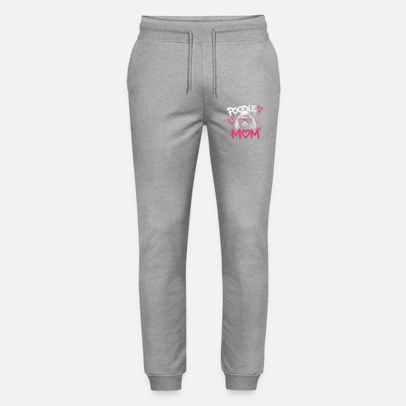 Maman Caniche Graffiti Rose - Pantalon de jogging bio MOVER Stanley/Stella unisexe - gris chiné