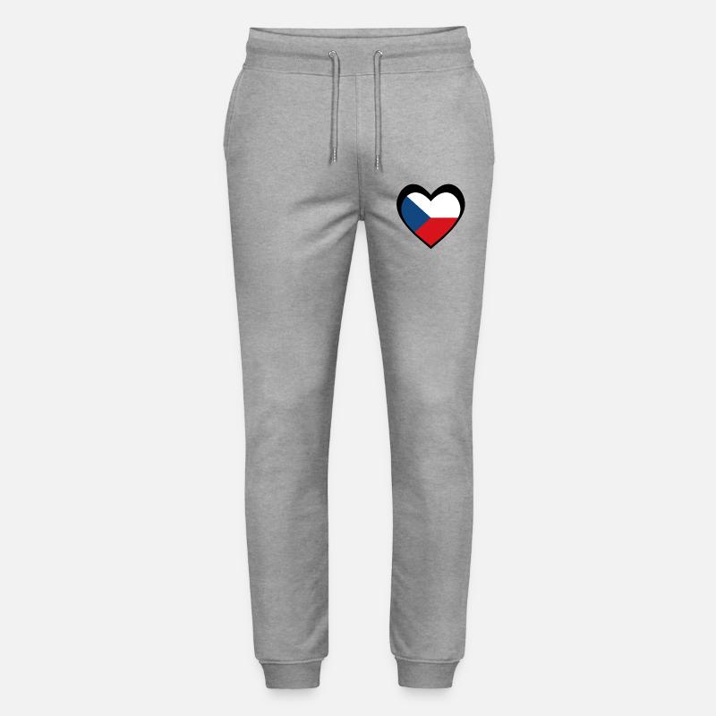 Černé Srdce Česko - Pantalon de jogging bio MOVER Stanley/Stella unisexe - gris chiné