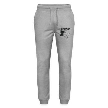 Outdoor Suède Fonction Avant Le Style - Pantalon de jogging bio MOVER Stanley/Stella unisexe - gris chiné - Devant - Marisol (170cm) & Nik (191cm)