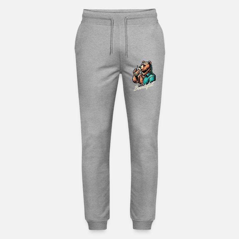 Vie de boisson - Pantalon de jogging bio MOVER Stanley/Stella unisexe - gris chiné
