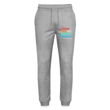 Model Railway Model Making Model Maker - Stanley/Stella Mover Unisex Organic Jogging Trousers - heather grey - Front - Marisol (170cm) & Nik (191cm)