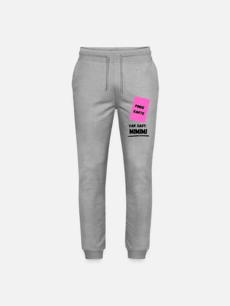Pink Card - Stanley/Stella Mover Unisex Organic Jogging Trousers - heather grey