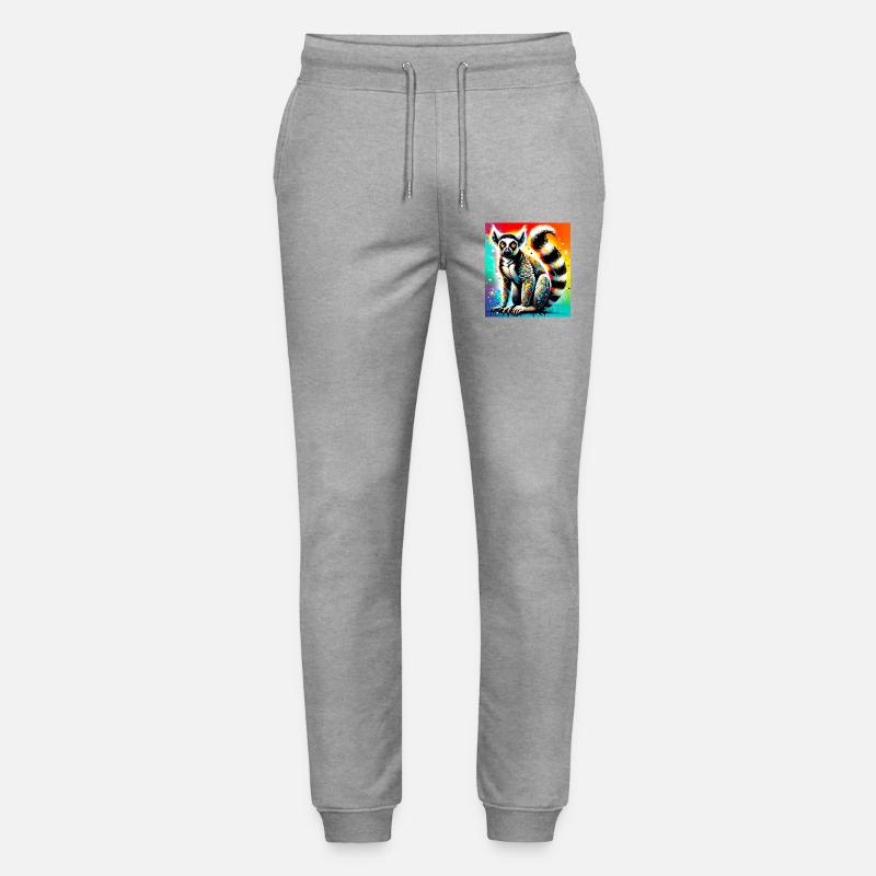 Lemur - Stanley/Stella Unisex Bio Jogginghose Mover - Grau meliert