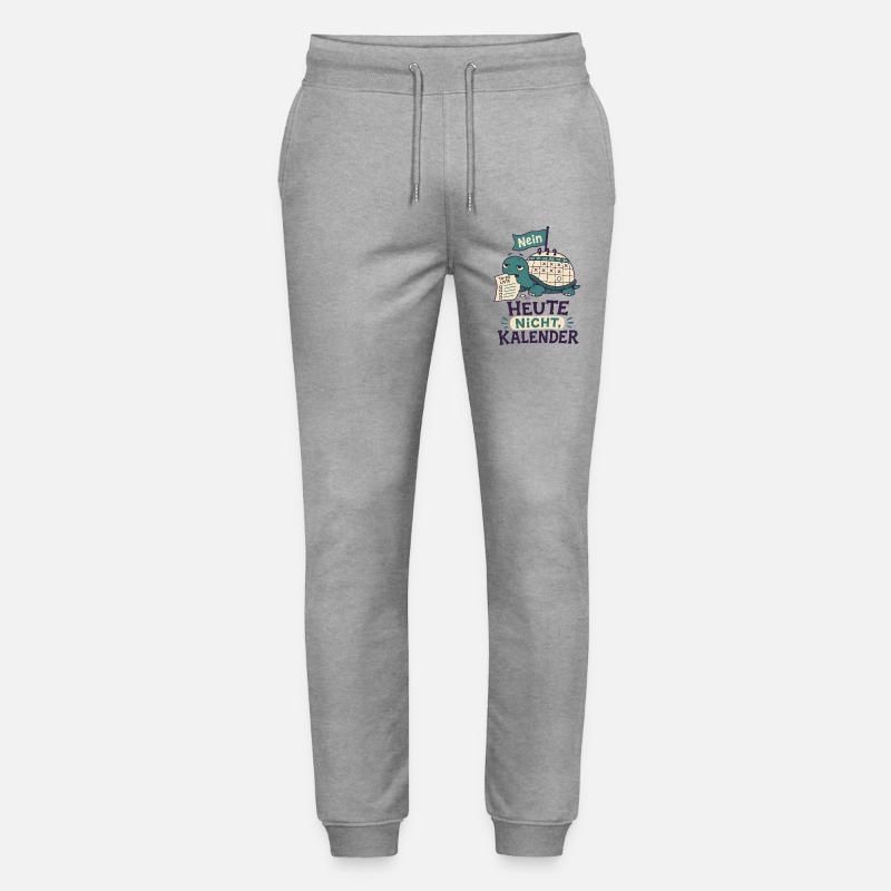 Heute nicht Kalender - Stanley/Stella Unisex Bio Jogginghose Mover  - Grau meliert