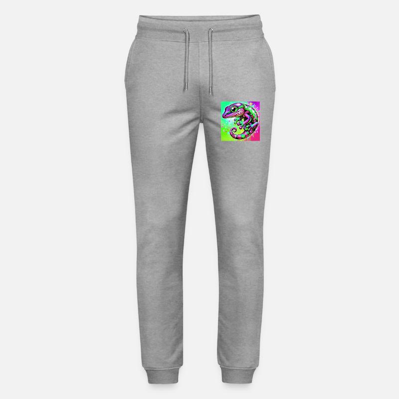 Gecko - Stanley/Stella Unisex Bio Jogginghose Mover  - Grau meliert