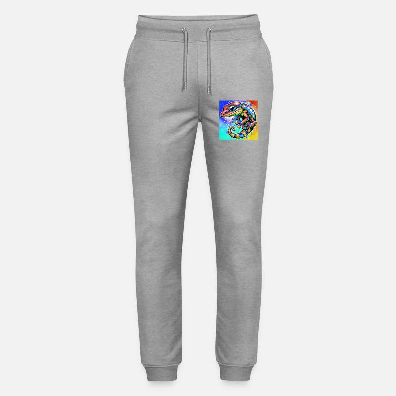 Gecko - Stanley/Stella Unisex Bio Jogginghose Mover - Grau meliert