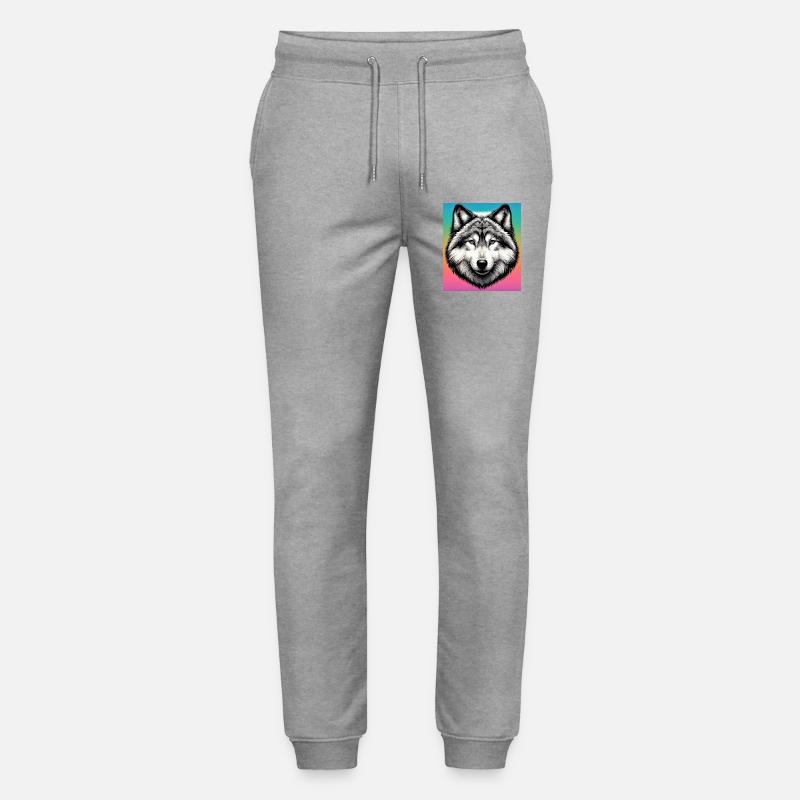Wolf - Stanley/Stella Unisex Bio Jogginghose Mover - Grau meliert
