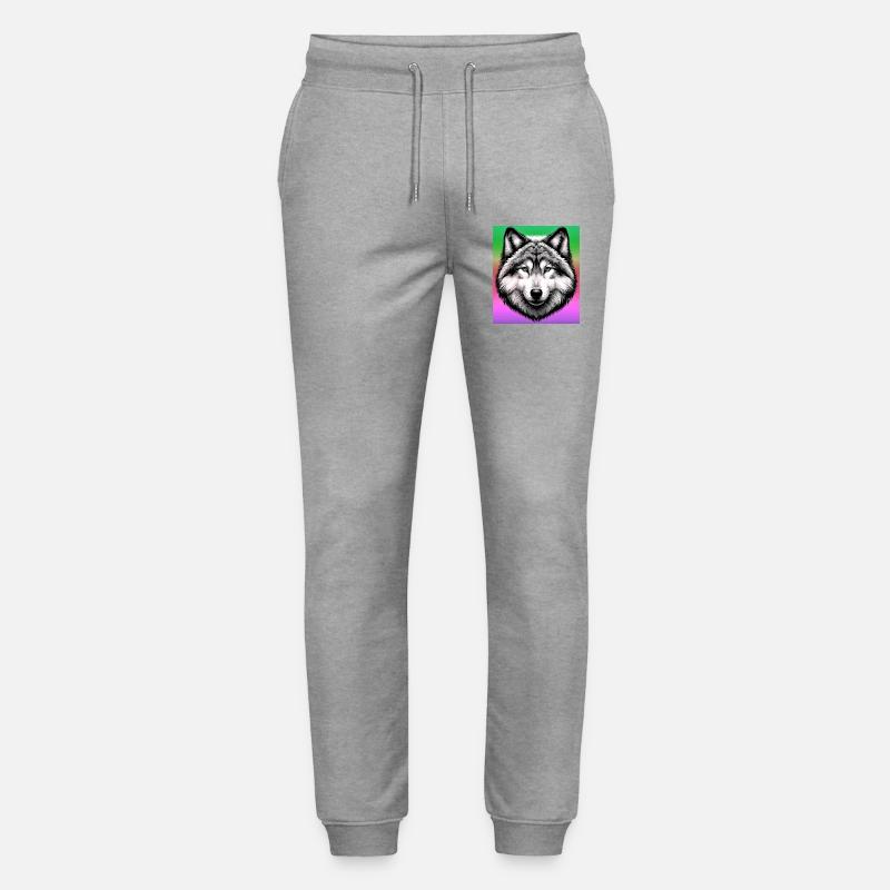 Wolf - Stanley/Stella Unisex Bio Jogginghose Mover - Grau meliert