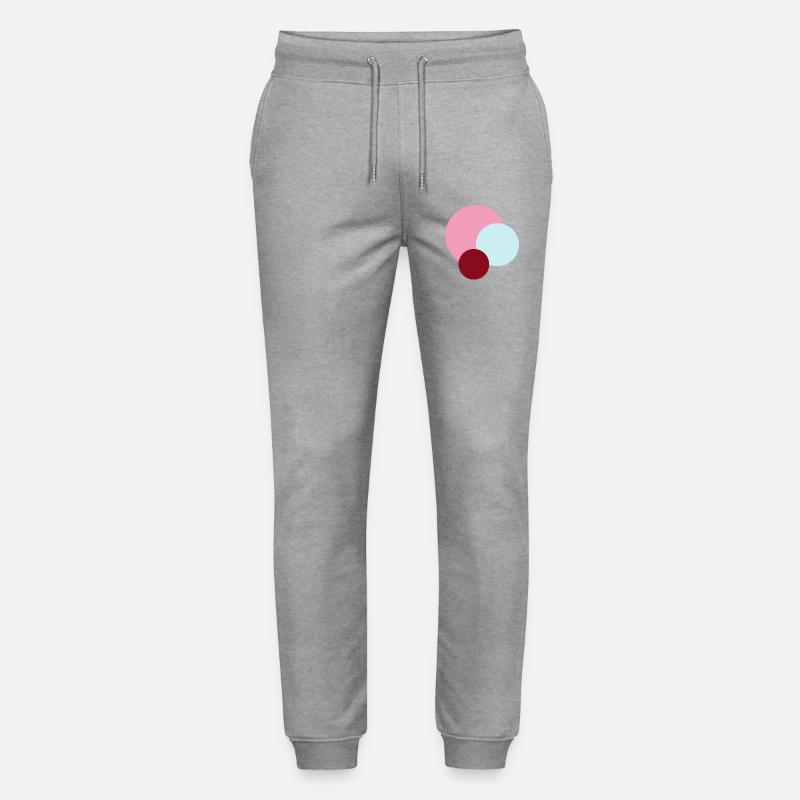 Planeten im Pink-Universum - Stanley/Stella Unisex Bio Jogginghose Mover  - Grau meliert