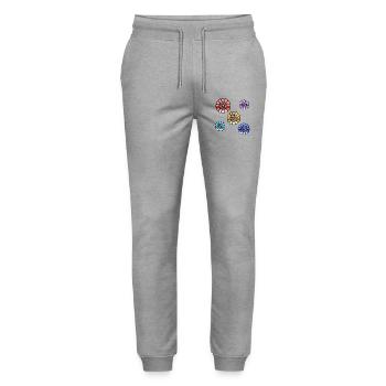 Fleur - Pantalon de jogging bio MOVER Stanley/Stella unisexe - gris chiné - Devant - Marisol (170cm) & Nik (191cm)