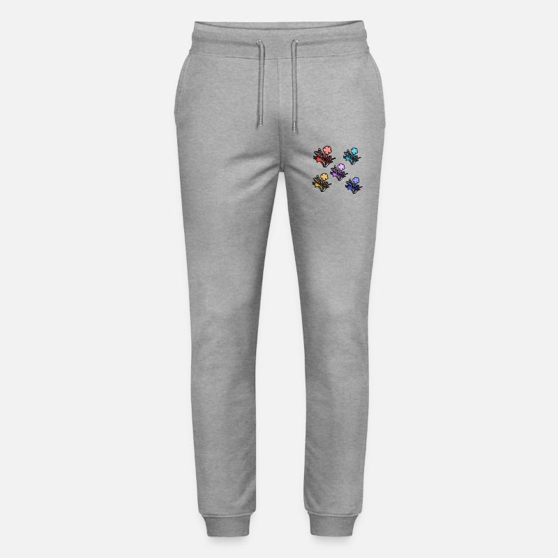 Blumen - Stanley/Stella Unisex Bio Jogginghose Mover - Grau meliert