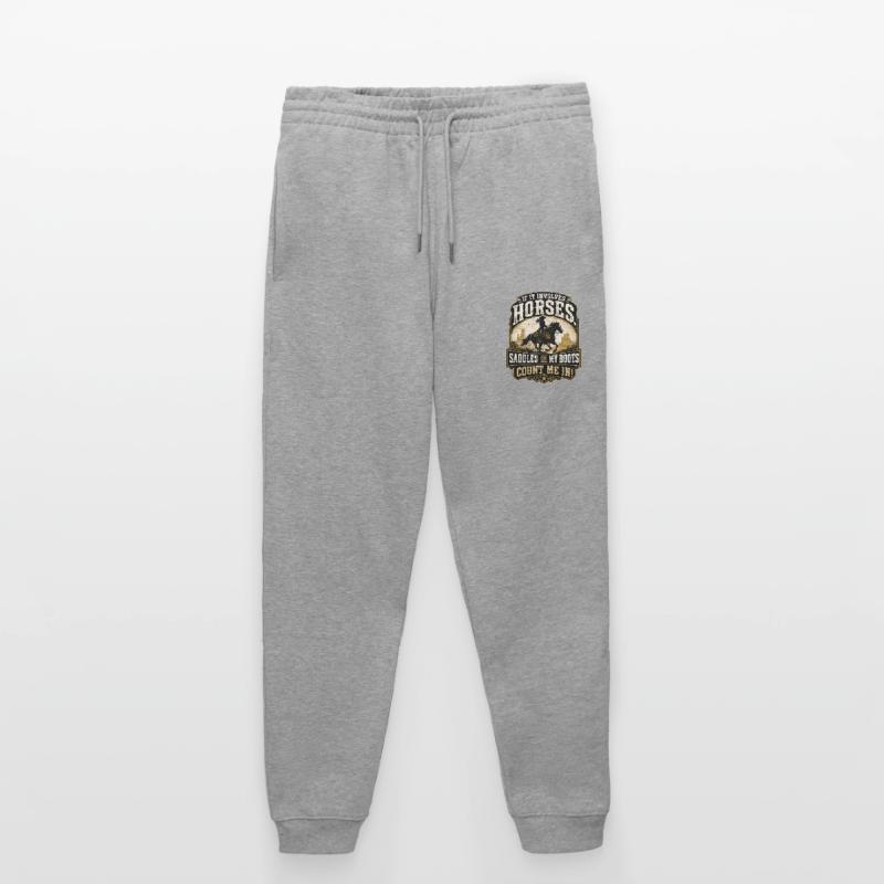 Pferdeheld: Sättel oder Stiefel Stanley/Stella Unisex Bio Jogginghose Mover 