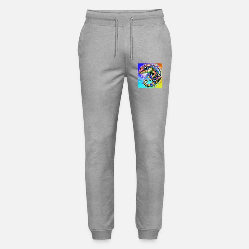 Gecko - Stanley/Stella Unisex Bio Jogginghose Mover  - Grau meliert