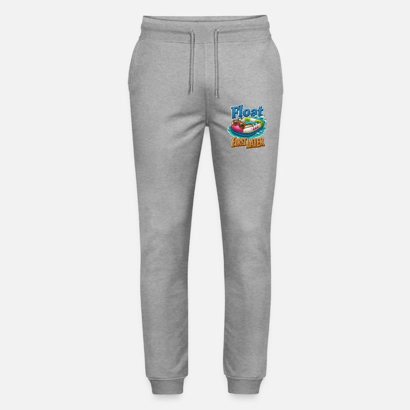 Erst schwimmen, später - Stanley/Stella Unisex Bio Jogginghose Mover  - Grau meliert