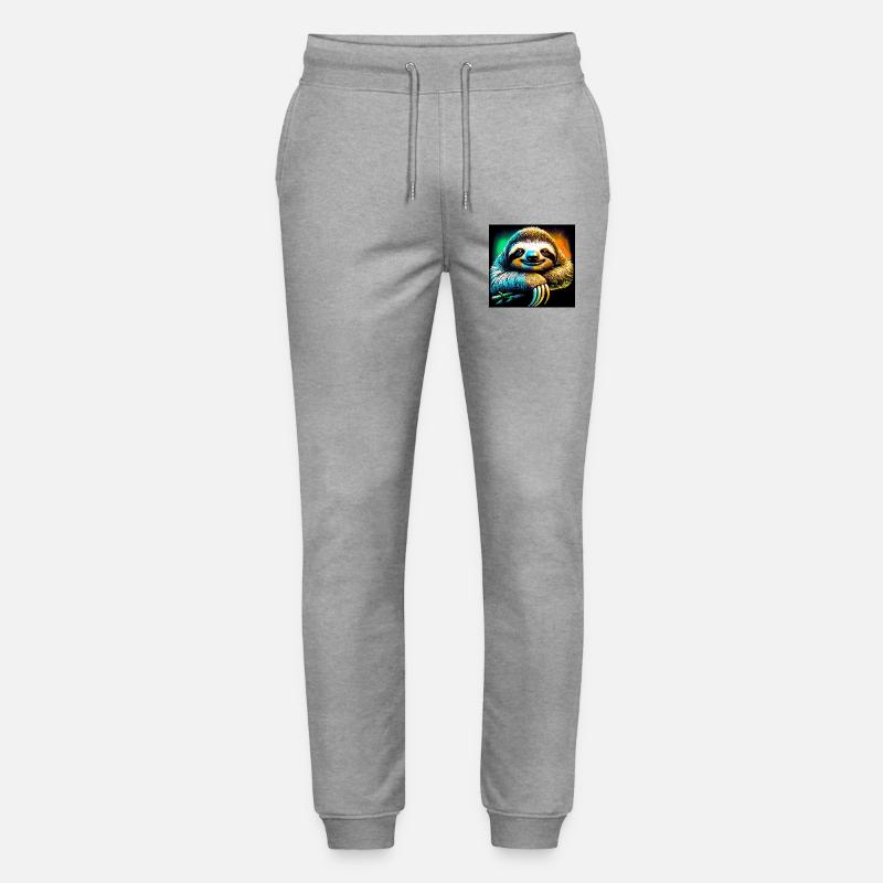 Faultier - Stanley/Stella Unisex Bio Jogginghose Mover  - Grau meliert