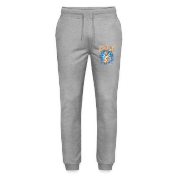 Aura de lampe torche Napoléon - Pantalon de jogging bio MOVER Stanley/Stella unisexe - gris chiné - Devant - Marisol (170cm) & Nik (191cm)