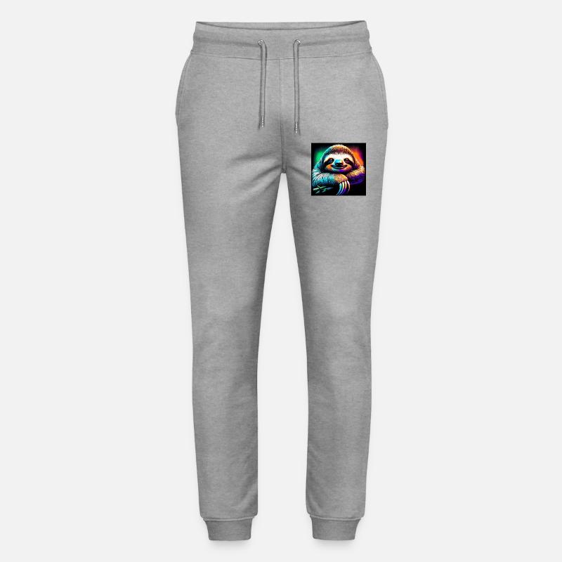 Faultier - Stanley/Stella Unisex Bio Jogginghose Mover - Grau meliert
