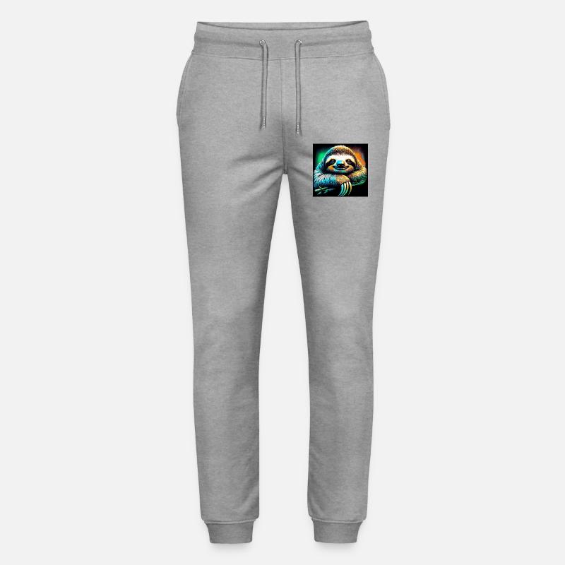 Faultier - Stanley/Stella Unisex Bio Jogginghose Mover  - Grau meliert