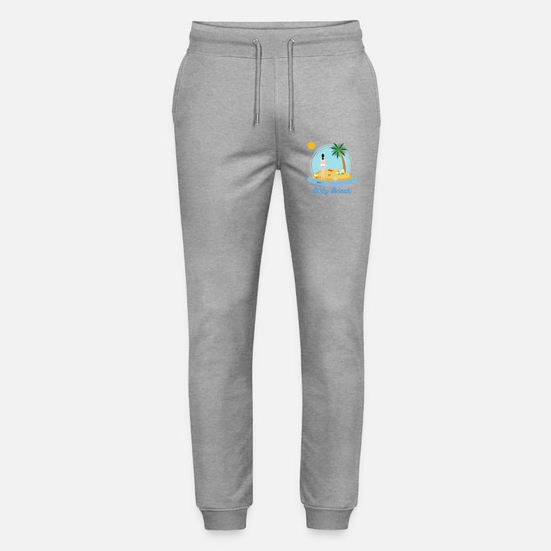 Schmutziger Strand - Stanley/Stella Unisex Bio Jogginghose Mover  - Grau meliert