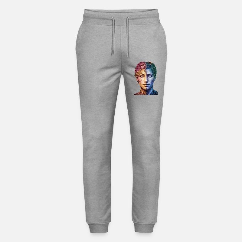 Music_is_equal - Stanley/Stella Mover Unisex Organic Jogging Trousers - heather grey