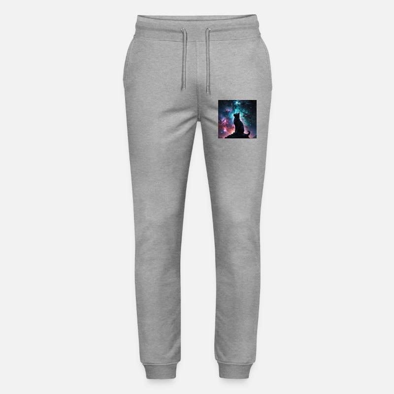 kosmische Katze - Stanley/Stella Unisex Bio Jogginghose Mover  - Grau meliert